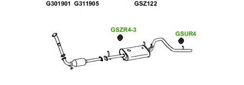 Система выпуска ОГ GT Exhaust 5004