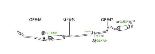 Система выпуска ОГ GT Exhaust 786
