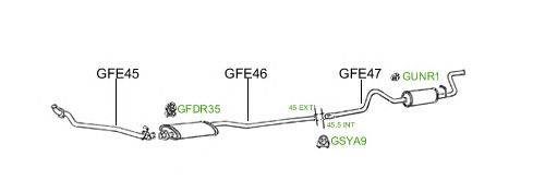 Система выпуска ОГ GT Exhaust 787