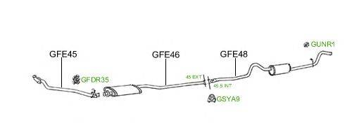 Система выпуска ОГ GT Exhaust 790