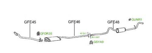 Система выпуска ОГ GT Exhaust 792