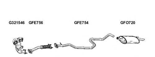 Система выпуска ОГ GT Exhaust 9052