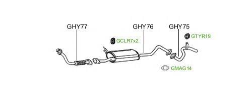 Система выпуска ОГ GT Exhaust 972