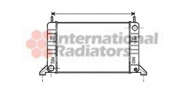 Радиатор, охлаждение двигателя 4SEASONS 110023