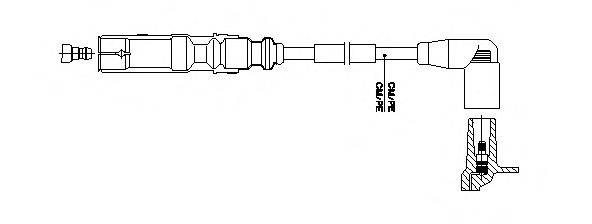 Провод зажигания BREMI 1A22E26