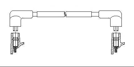 Провод зажигания NGK 870123