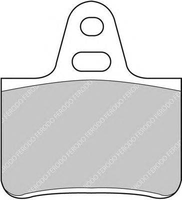 Комплект тормозных колодок, дисковый тормоз FERODO FDB99