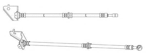 Тормозной шланг FERODO FHY2783