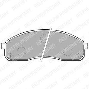 Комплект тормозных колодок, дисковый тормоз FMSI-VERBAND 23651