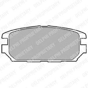 Комплект тормозных колодок, дисковый тормоз FMSI-VERBAND 23375