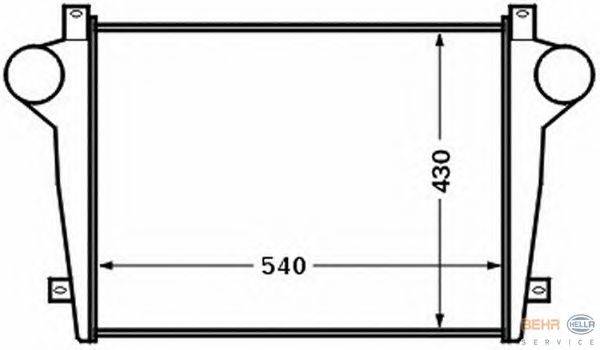 Интеркулер HELLA 8ML 376 776-751