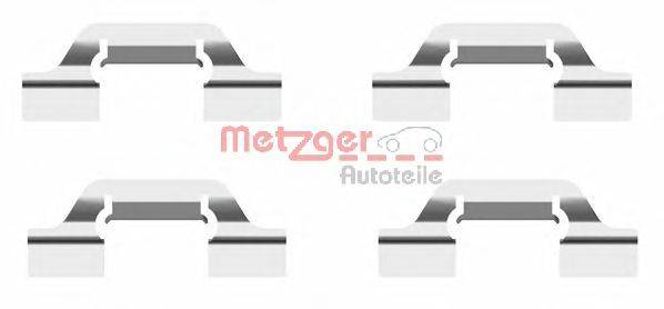 Комплектующие, колодки дискового тормоза METZGER 1091685