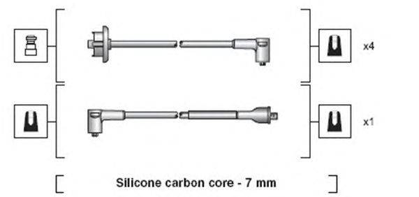 Комплект проводов зажигания MAGNETI MARELLI 941318111005