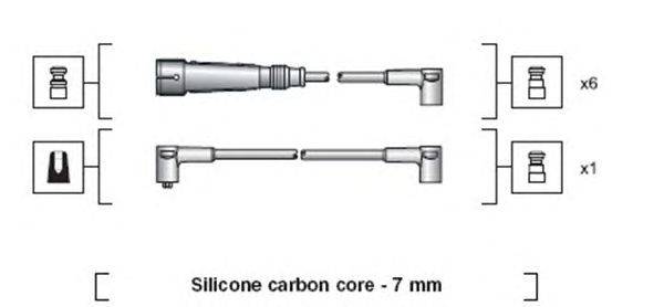 Комплект проводов зажигания MAGNETI MARELLI 941318111084