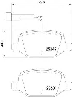 Комплект тормозных колодок, дисковый тормоз HELLA 8DB 355 019-631