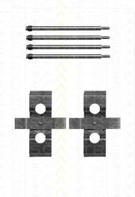 Комплектующие, колодки дискового тормоза TRISCAN 8105231591