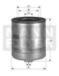 Топливный фильтр MANN-FILTER WK 9042 x