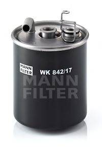 Топливный фильтр MANN-FILTER WK 842/17