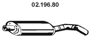 Средний глушитель выхлопных газов EBERSPÄCHER 02.196.80