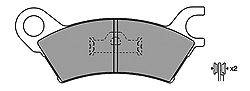 Комплект тормозных колодок, дисковый тормоз MAPCO 6231