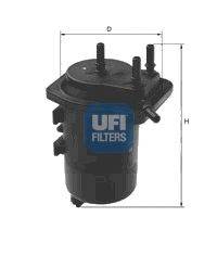Топливный фильтр UFI 2401300