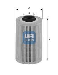 Топливный фильтр UFI 2601800