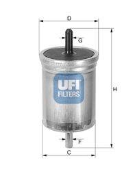 Топливный фильтр UFI 3156100