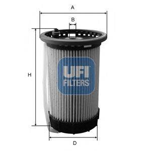 Топливный фильтр UFI 2606500