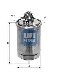 Топливный фильтр UFI 55.427.00