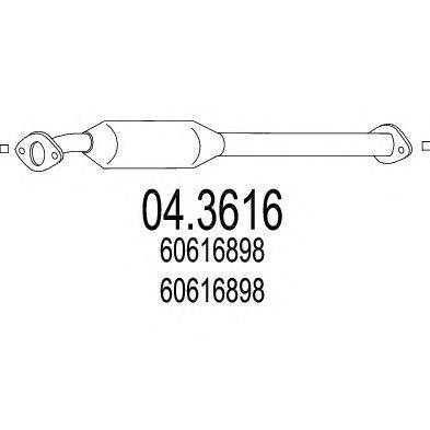 Катализатор MTS 04.3616