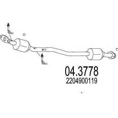Катализатор MTS 043778