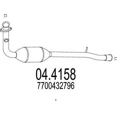 Катализатор MTS 04.4158