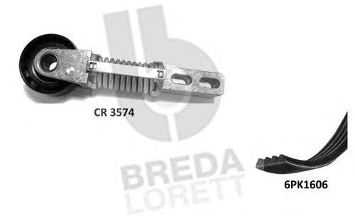 Поликлиновой ременный комплект BREDA  LORETT KCA 0044