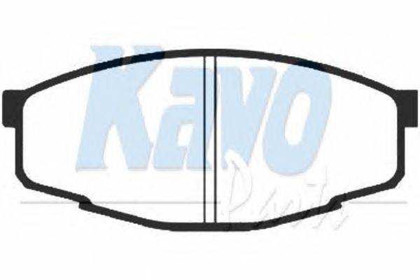Комплект тормозных колодок, дисковый тормоз KAVO PARTS BP-9006