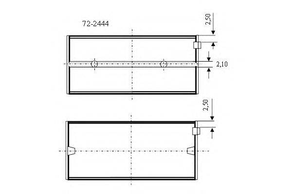 Подшипник GLYCO 722444