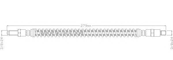 Тормозной шланг REMKAFLEX 6209