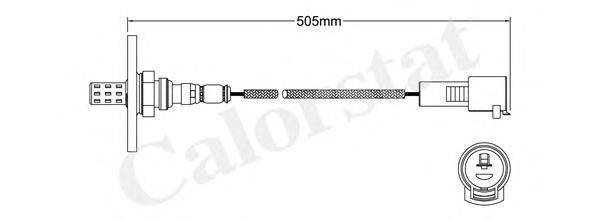 Лямбда-зонд CALORSTAT by Vernet LS110234