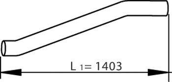 Труба выхлопного газа DINEX 81680