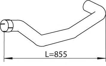 Труба выхлопного газа DINEX 47524