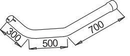 Труба выхлопного газа DINEX 52183