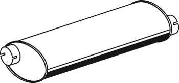 Средний / конечный глушитель ОГ DINEX 19319