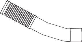 Труба выхлопного газа DINEX 54266