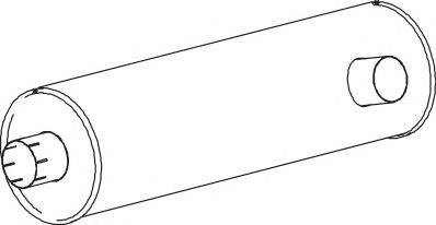 Средний / конечный глушитель ОГ DINEX 64452