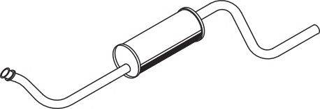 Средний / конечный глушитель ОГ DINEX 50335