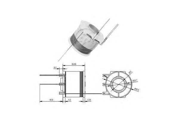 Тяговое реле, стартер ERA 341993