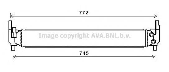 Радиатор, охлаждение двигателя AVA QUALITY COOLING AI2346