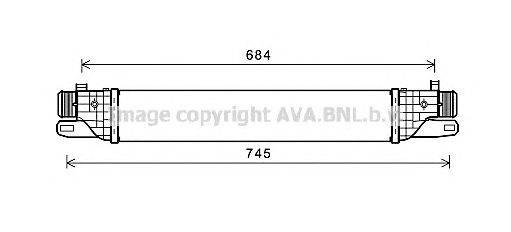 Интеркулер AVA QUALITY COOLING AL4128