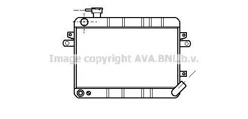 Радиатор, охлаждение двигателя AVA QUALITY COOLING FT2018