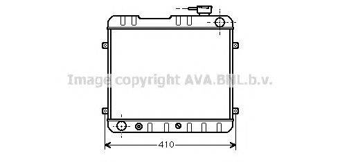 Радиатор, охлаждение двигателя AVA QUALITY COOLING FT2145