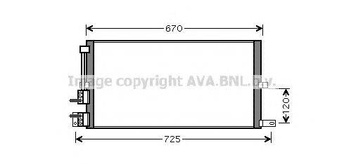 Конденсатор, кондиционер AVA QUALITY COOLING JR5043